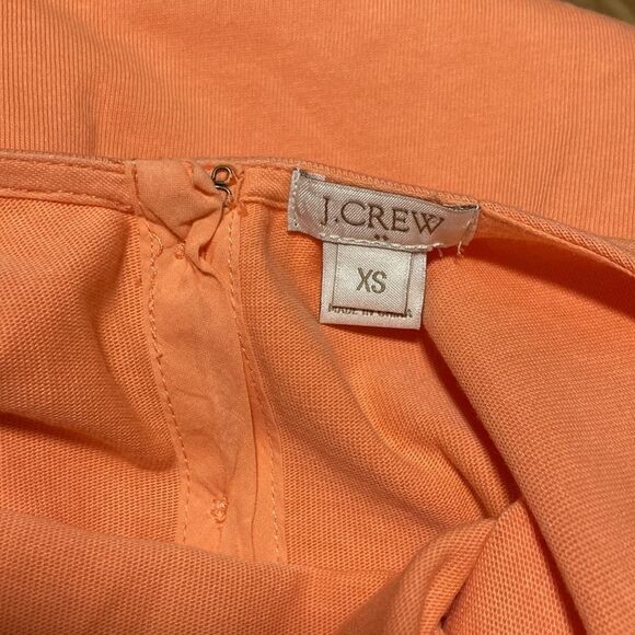 J. Crew - Coral Orange Button Back Tank Sundress sz XS - Picture 5 of 7